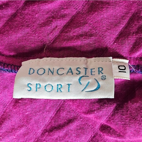 Doncaster Vintage Royal Blue Diamond Print Quilted Pink Lining Zip Front Jacket - Picture 7 of 11